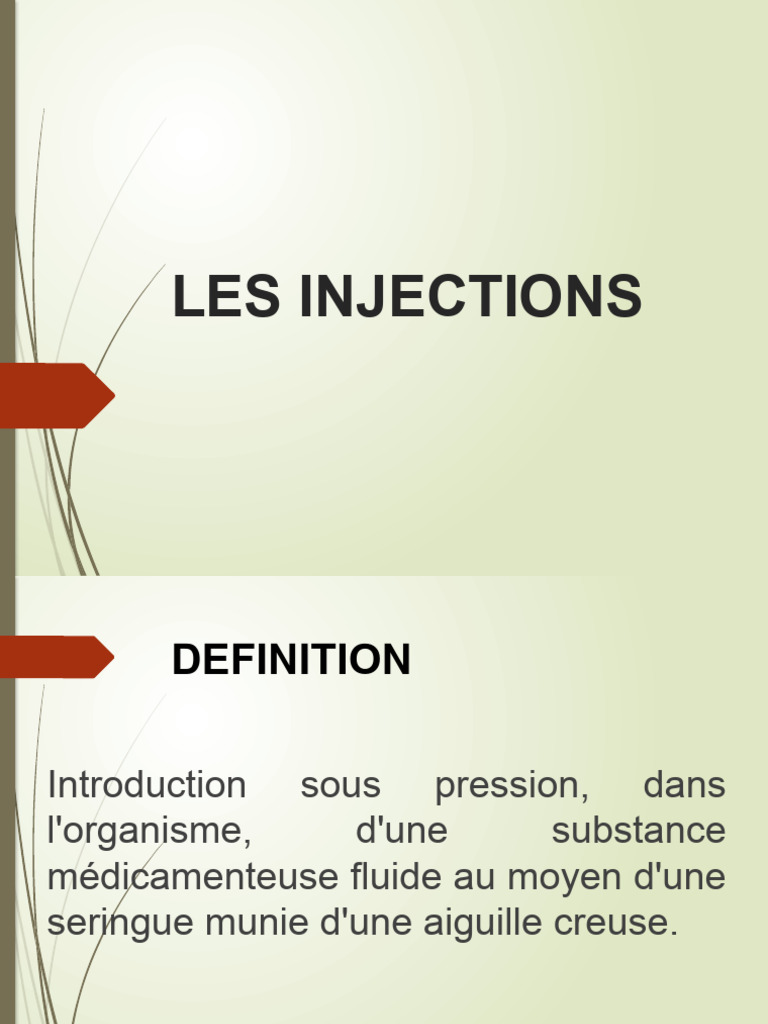 1 LES INJECTIONS Modifié | PDF | Piston | Main