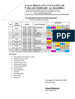 Jadwal Assesment Sumatif Akhir Semester 1 2023