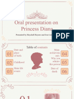 Oral Presentation On Princess Diana