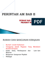 BAB E - PERUMAHAN DAN BBANGUNAN PEJABAT KERAJAAN -TERKINI