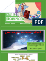 Niveles de Organización de Los Seres Vivos