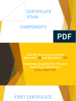 FCE Exam Summary