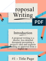 Proposal Writting