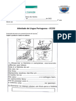 Roteiro de Atividades 07 A 11 de Fevereiro Prof Diego