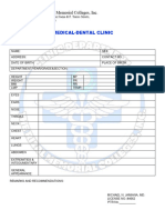 RMC Med Screening Form 2023