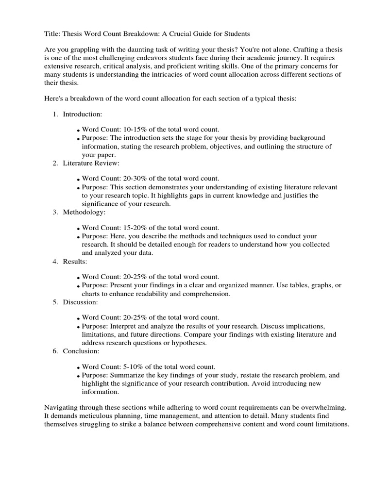 thesis-word-count-breakdown-pdf