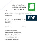 Practica No. 1 Recuento de Globulos Blacos