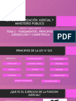 Tema 2 - Fundamentos, Principios, Jurisdiccion y Competencia