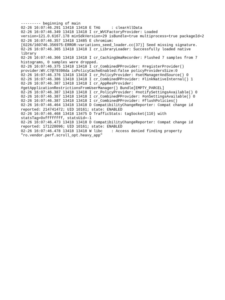 Chromium Error Log Analysis | PDF | Computers