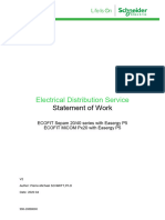 Electrical Distribution Service: Statement of Work