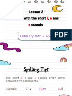 4th Spelling Lesson 2 February 14th To 18th 2022