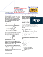 A Level Math Paper 1 Differentiation A Level