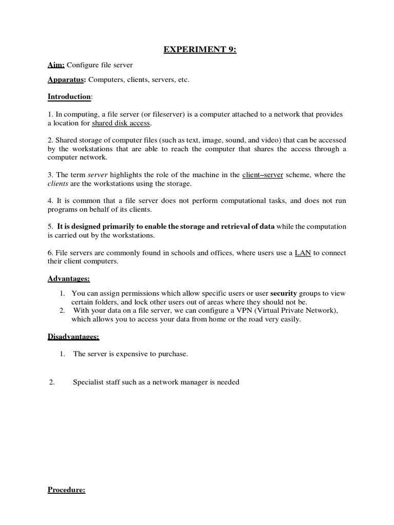 Experiment 9 Edited 1 Pdf Computer File Computer Data