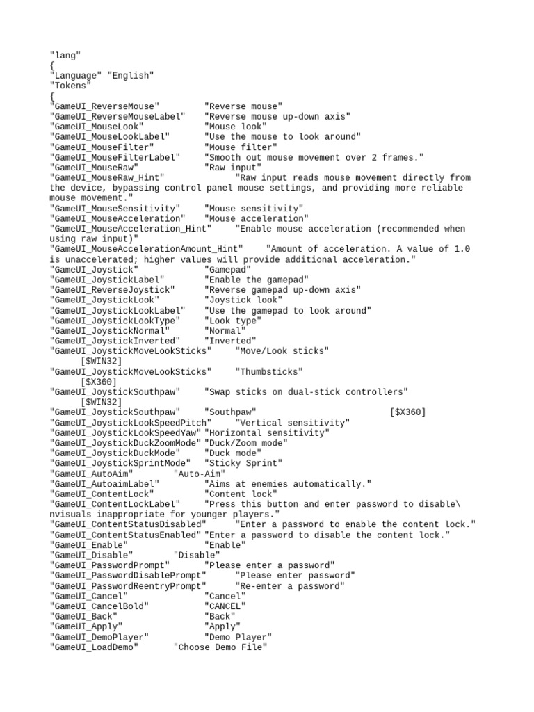 Game UI Settings and Options Guide | PDF | Computer File | Public Key ...