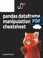 Pandas Dataframe Manipulation Cheatsheet 