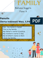 Modul Ajar Bahasa Inggris - My Family - Fase A