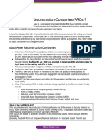 Asset Reconstruction Companies ARCs