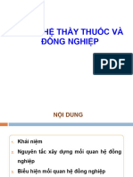 2. Mối quan hệ thầy thuốc và đồng nghiệp