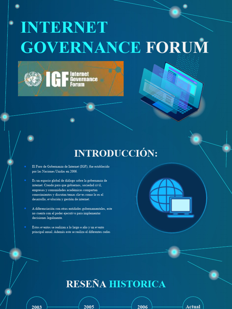 Gobernanza de Internet: IGF 2006-2023 | PDF | Internet | Red de área amplia