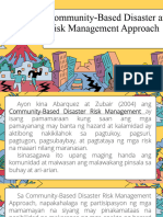 Community-Based Disaster and Risk Management Approach