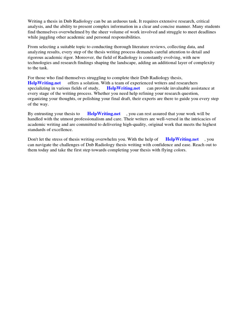 How Many Years Is Dnb Radiology