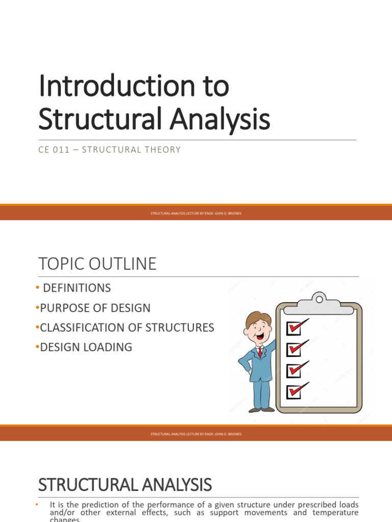 Introduction To Structural Analysis