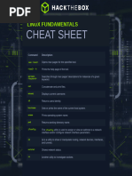 Linux Fundamentals Module Cheat Sheet