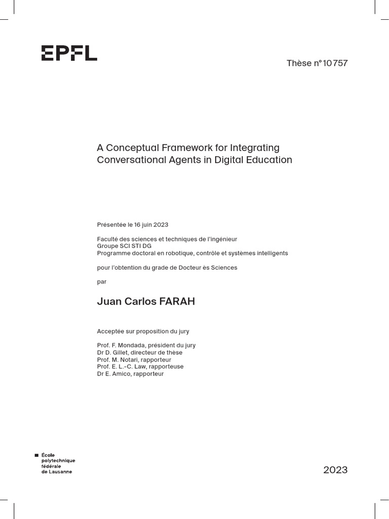 Epfl TH10757 | PDF | Application Software | Learning