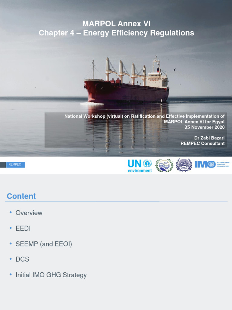 MARPOL Annex VI Chapter 4 Overview | PDF | N Ox | Ships