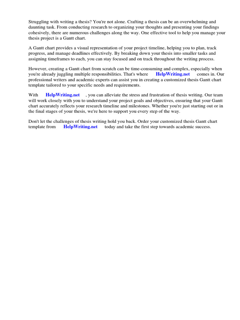 Thesis Gantt Chart Template | PDF | Microsoft Power Point | Project