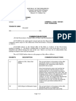 Comment and Opposition To Formal Offer of Evidence PDF Free