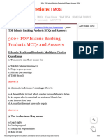 300+ TOP Islamic Banking Products MCQs and Answers 2024