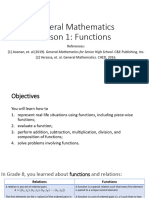 GM Lesson 1 Functions