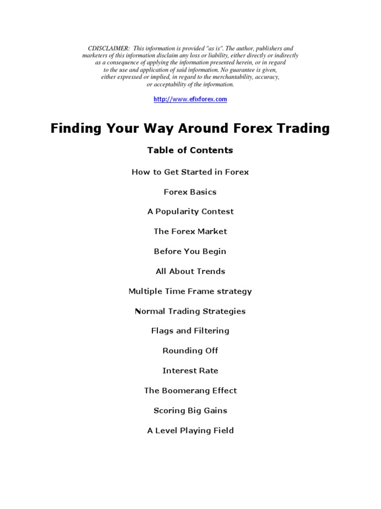 Navigating Forex Trading Basics | PDF | Foreign Exchange Market | Stock ...