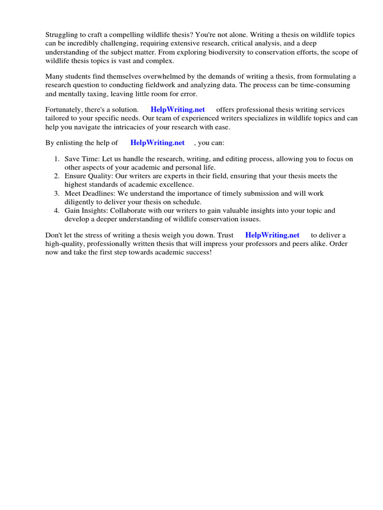 wildlife-thesis-topics-pdf