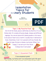 Presentation Topics For Primary Students p2