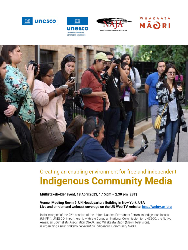 Indigenous Community Media: Creating An Enabling Environment For Free ...