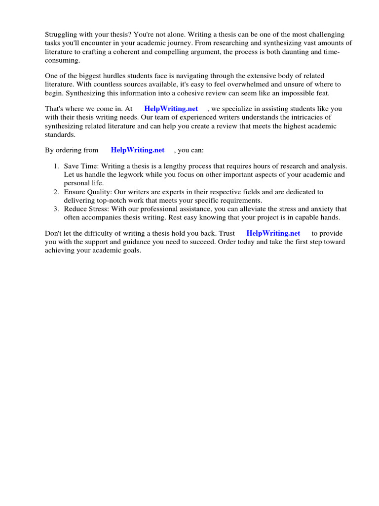 Synthesis Review of Related Literature Example | PDF | Essays | Teachers