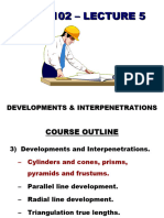 Mech 102 Lecture 5 - Developments & Interpenetrations