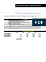 Ias 19 Example Simple Calculation of Defined Benefit Plan