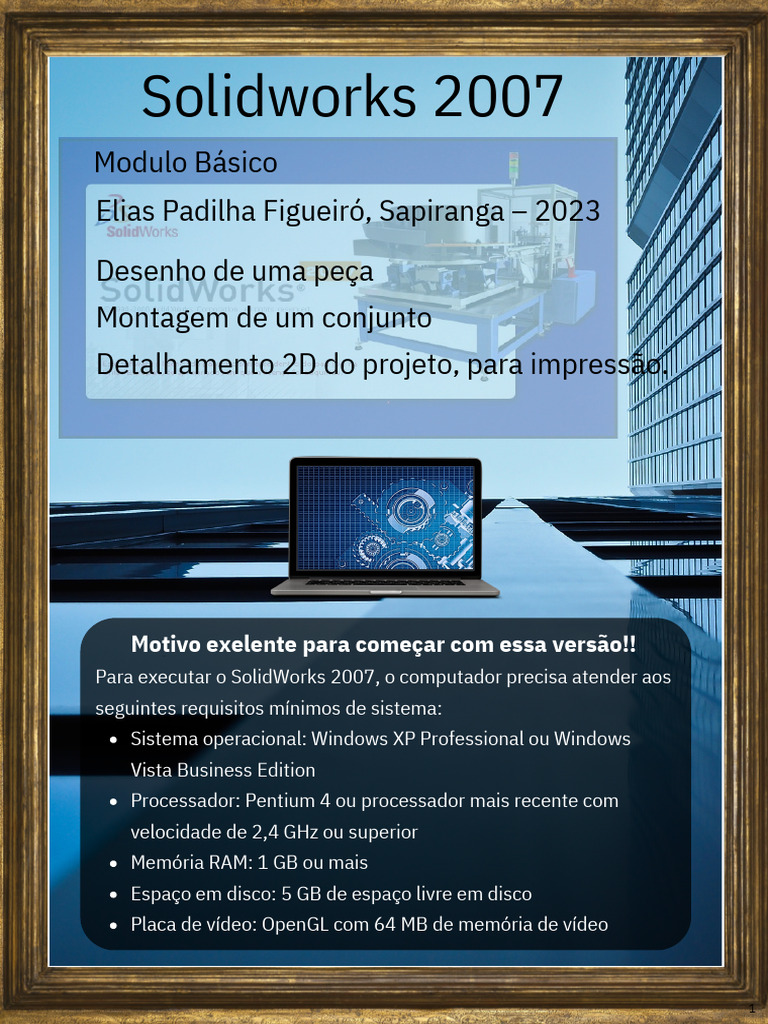 Curso Básico de SolidWorks 2007 | PDF | Arte | Computadores