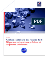 Analyse Sectorielle BC FT Negociants Metaux Precieux Pierres Precieuses