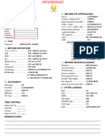 Checklist IFR