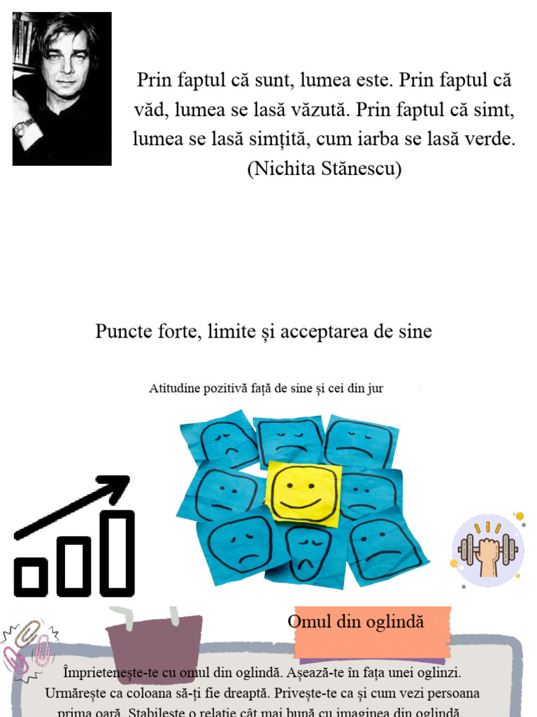 Puncte Forte, Limite Și Acceptarea de Sine | PDF