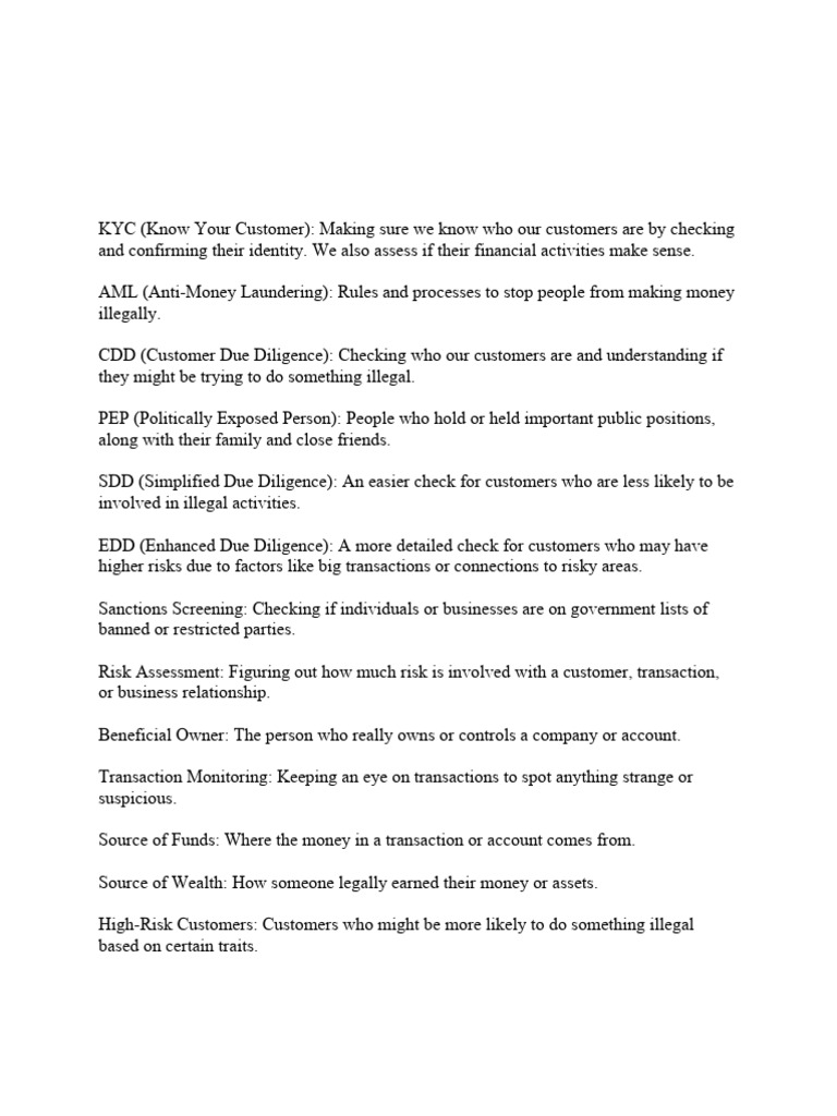 Aml Kyc Data File | PDF