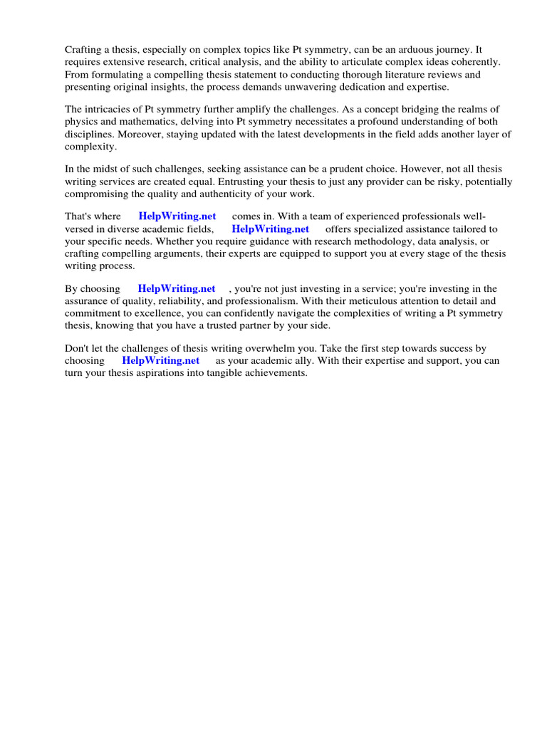 Pt symmetry thesis pdf quantum mechanics symmetry