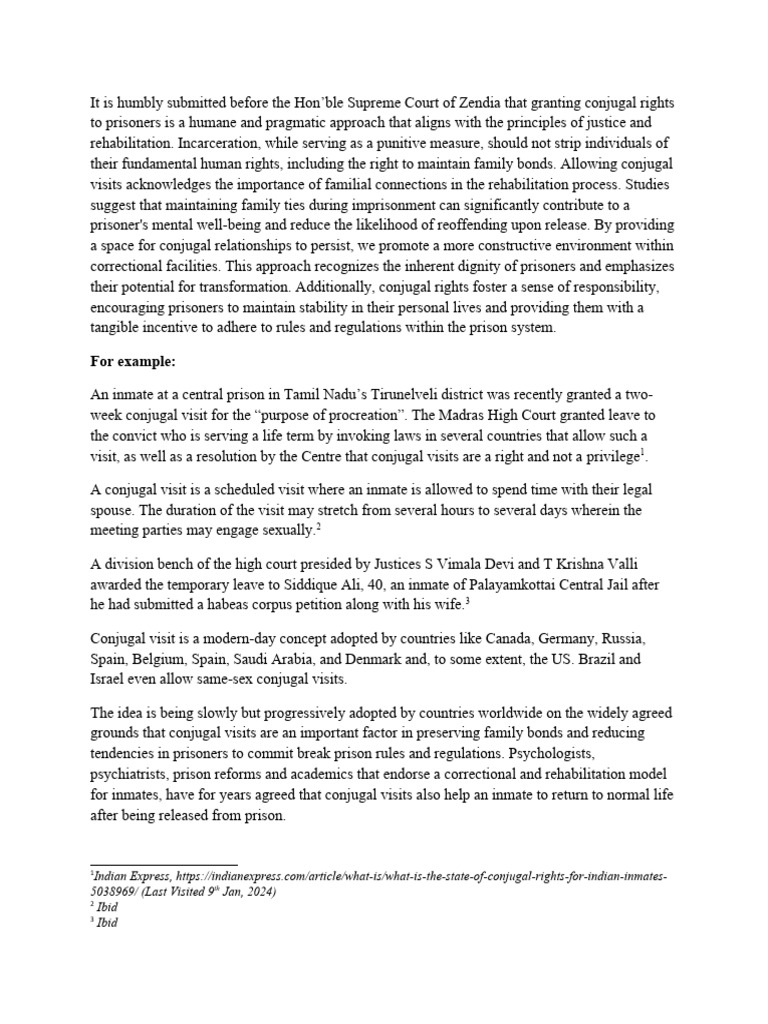 Conjugal Rights | Download Free PDF | Prison | Marriage