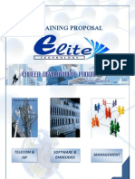 TRAINING PROPOSAL FOR TELECOM, ISP, SOFTWARE & EMBEDDED MANAGEMENT