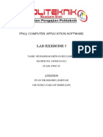 Fp103 Computer Application Software: Name: Muhammad Hizwan Bin Zameri MATRIX NO: 19DNS11F1012 Class: Dns1 S1