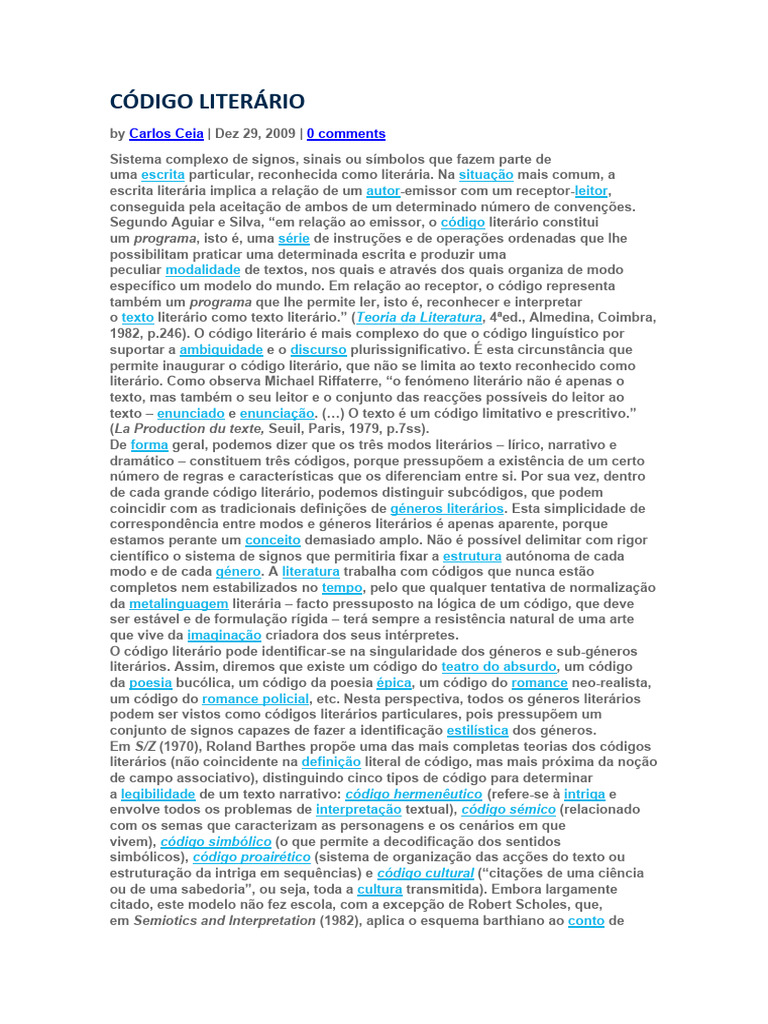 Código Literário: Carlos Ceia 0 Comments | PDF